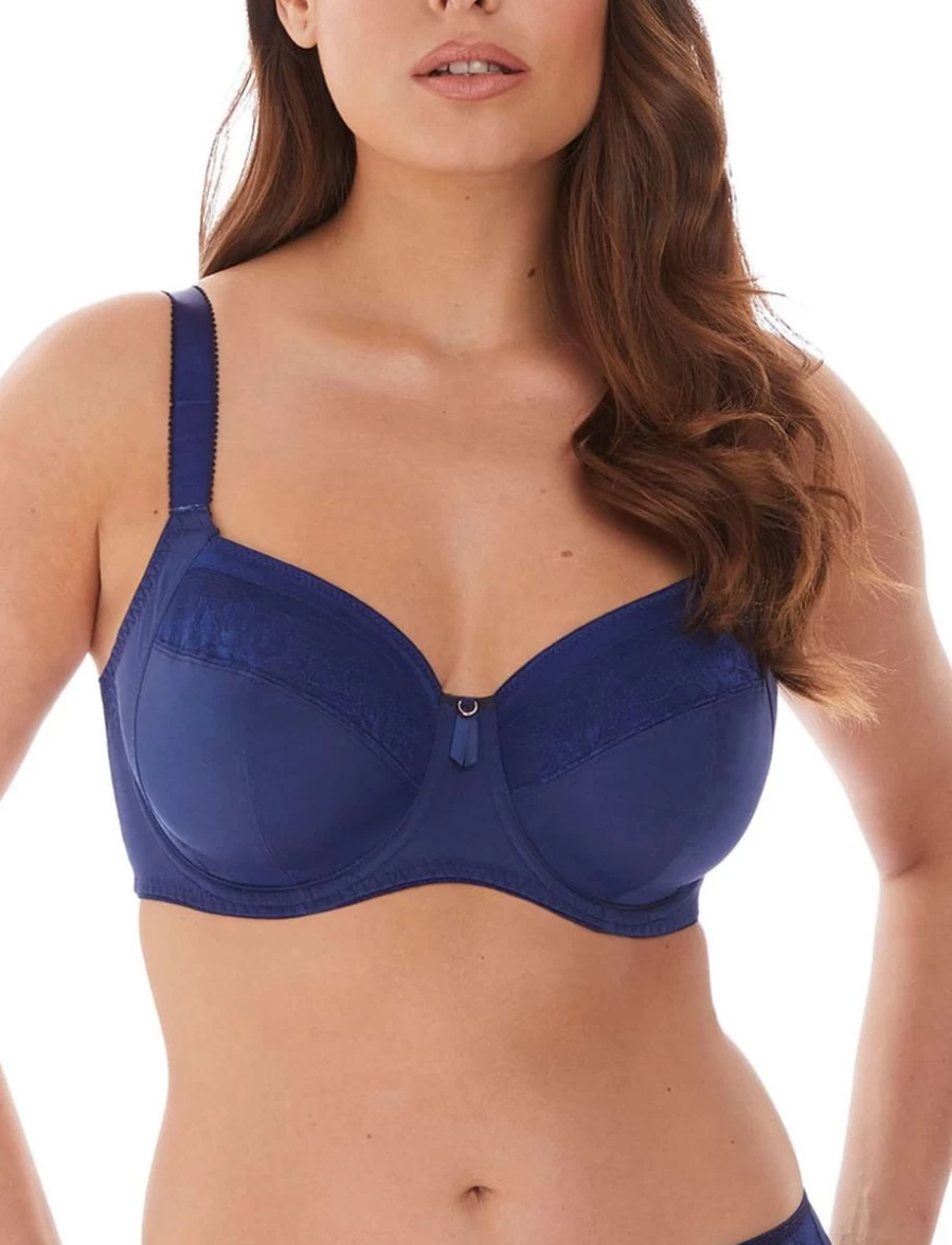 Fantasie Illusion Side Support Bra in Navy | Full Coverage Underwire Bra for Women
