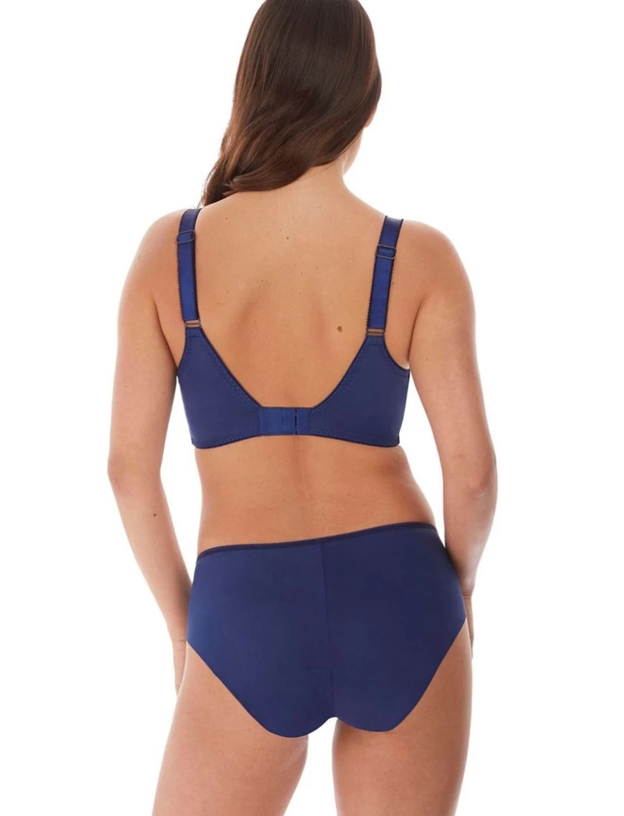 Fantasie Illusion Side Support Bra in Navy | Full Coverage Underwire Bra for Women
