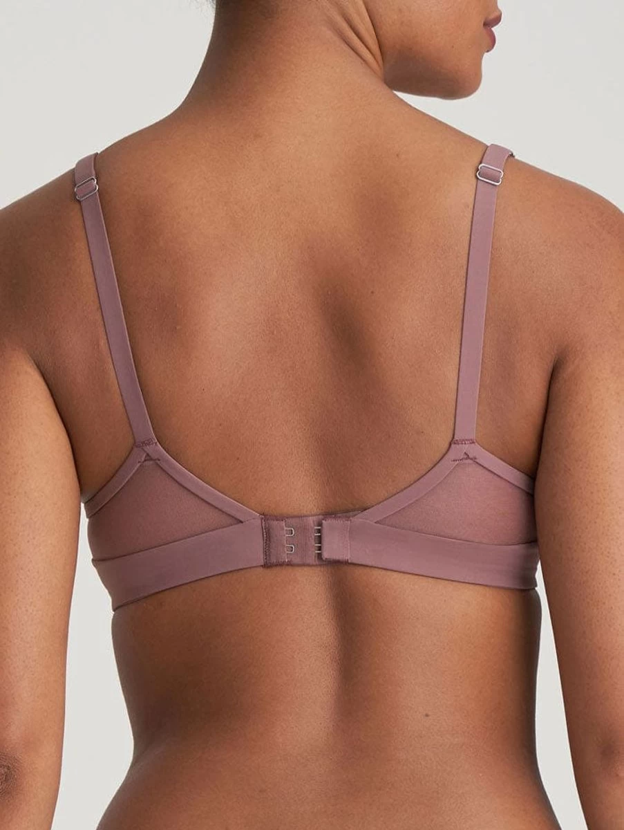 Marie Jo L'Aventure Louie Padded Balcony Bra in Satin Taupe - Comfortable & Stylish Lingerie