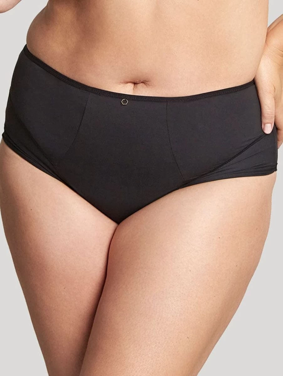 Sculptresse Elegance Noir High-Waisted Brief Underwear for Women - Comfortable & Stylish Lingerie