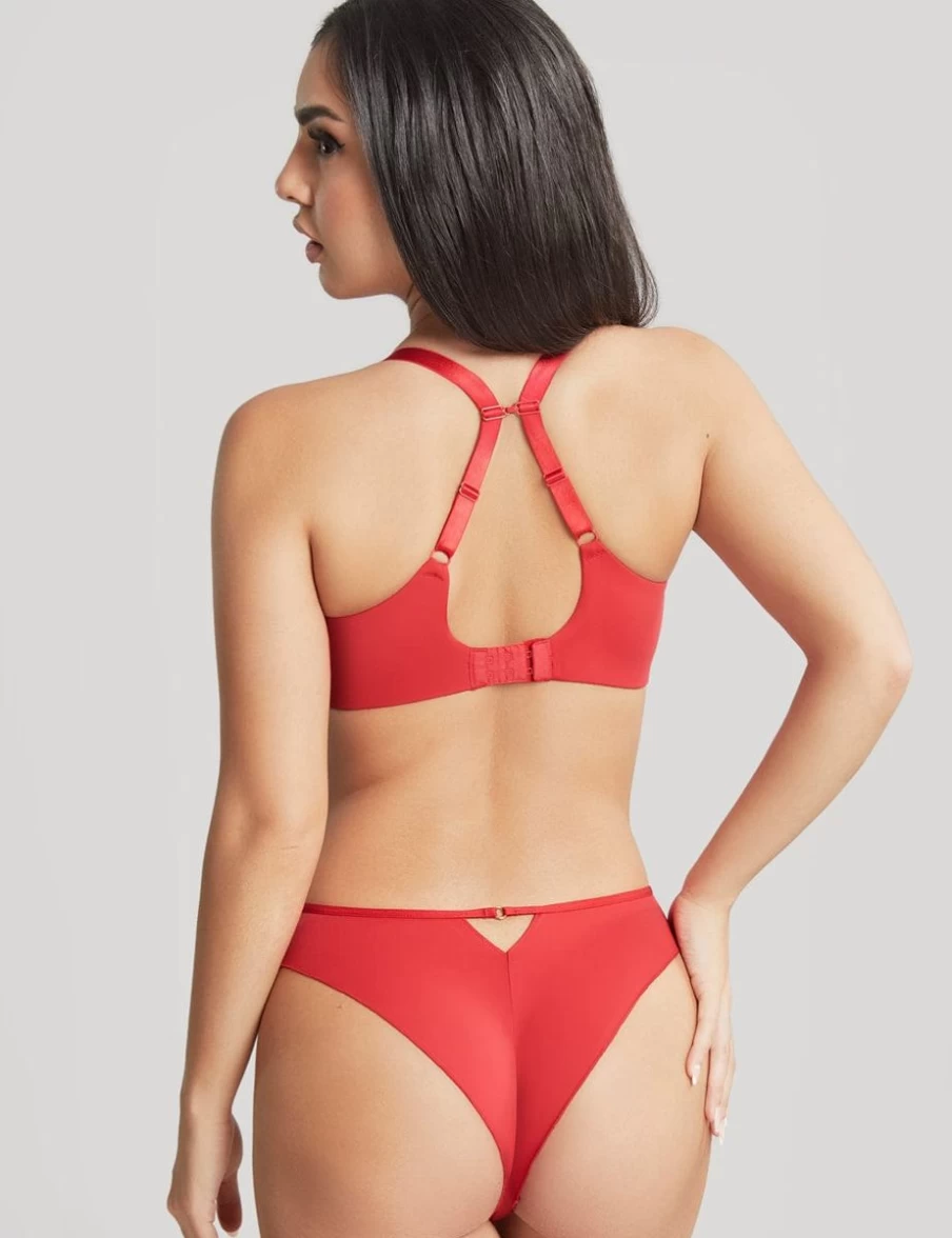 Panache Faith Amour Plunge Bra - Moulded Scarlet Underwear for Women