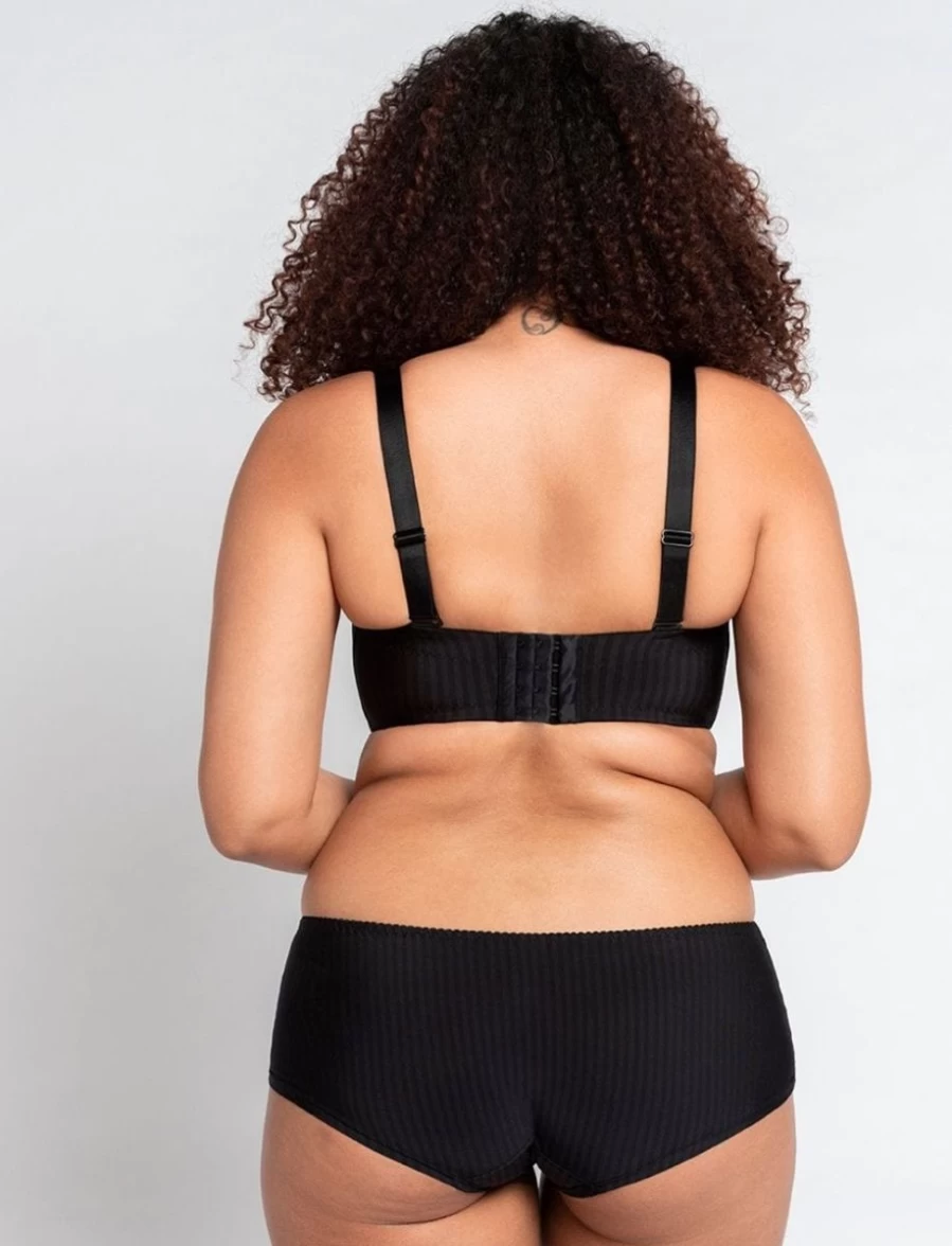 Curvy Kate Luxe Strapless Bra - Black Full Bust Support Bra for Women