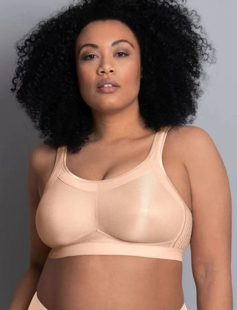 Anita Momentum Wireless Sports Bra - Comfortable Support for Active Women - Desert Color