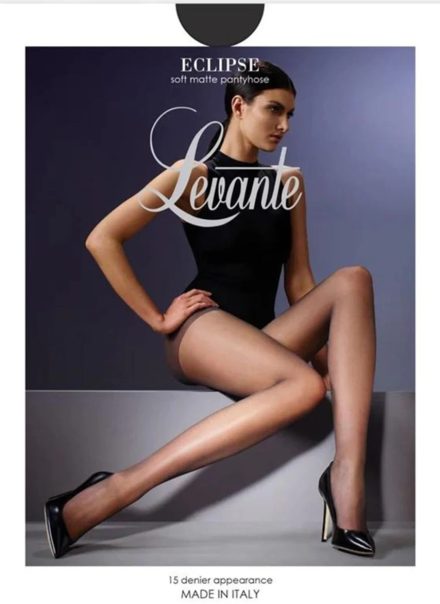 Levante Eclipse 15 Denier Black Pantyhose - Ultra Sheer Tights