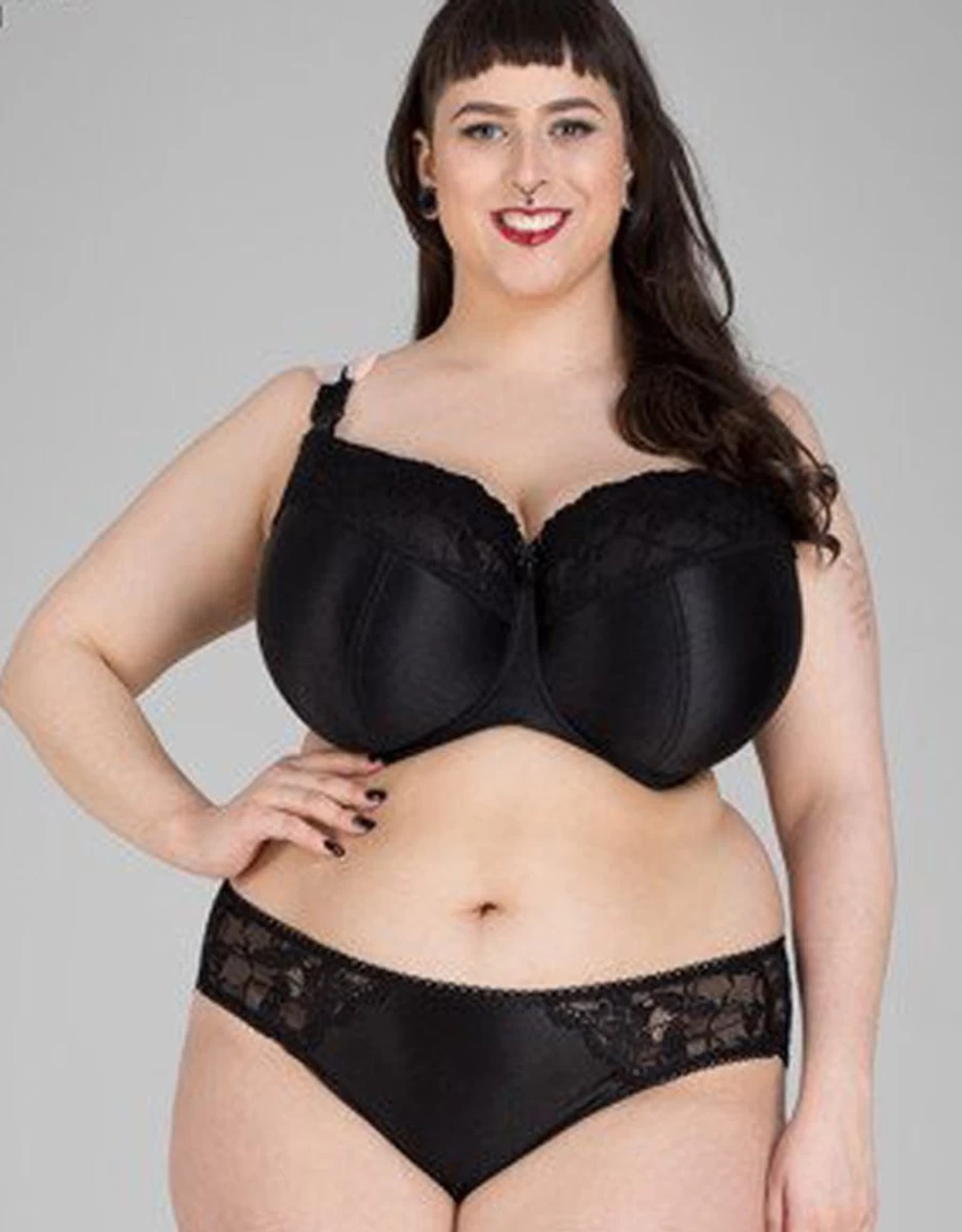 Ewa Michalak Becky FB Nursing Bra - Comfortable Maternity & Nursing Bra in Black