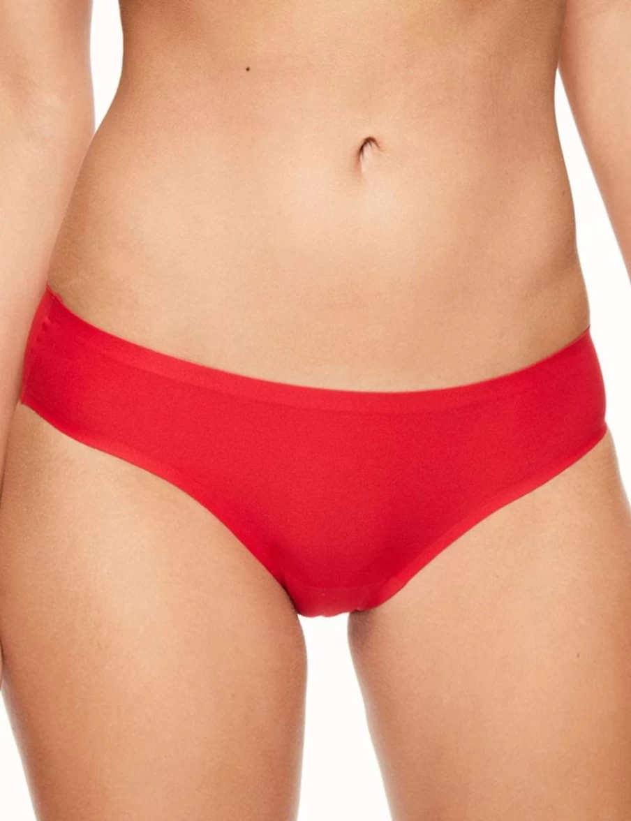 Chantelle Soft Stretch Bikini Brief - Comfortable Red Lingerie Underwear for Women