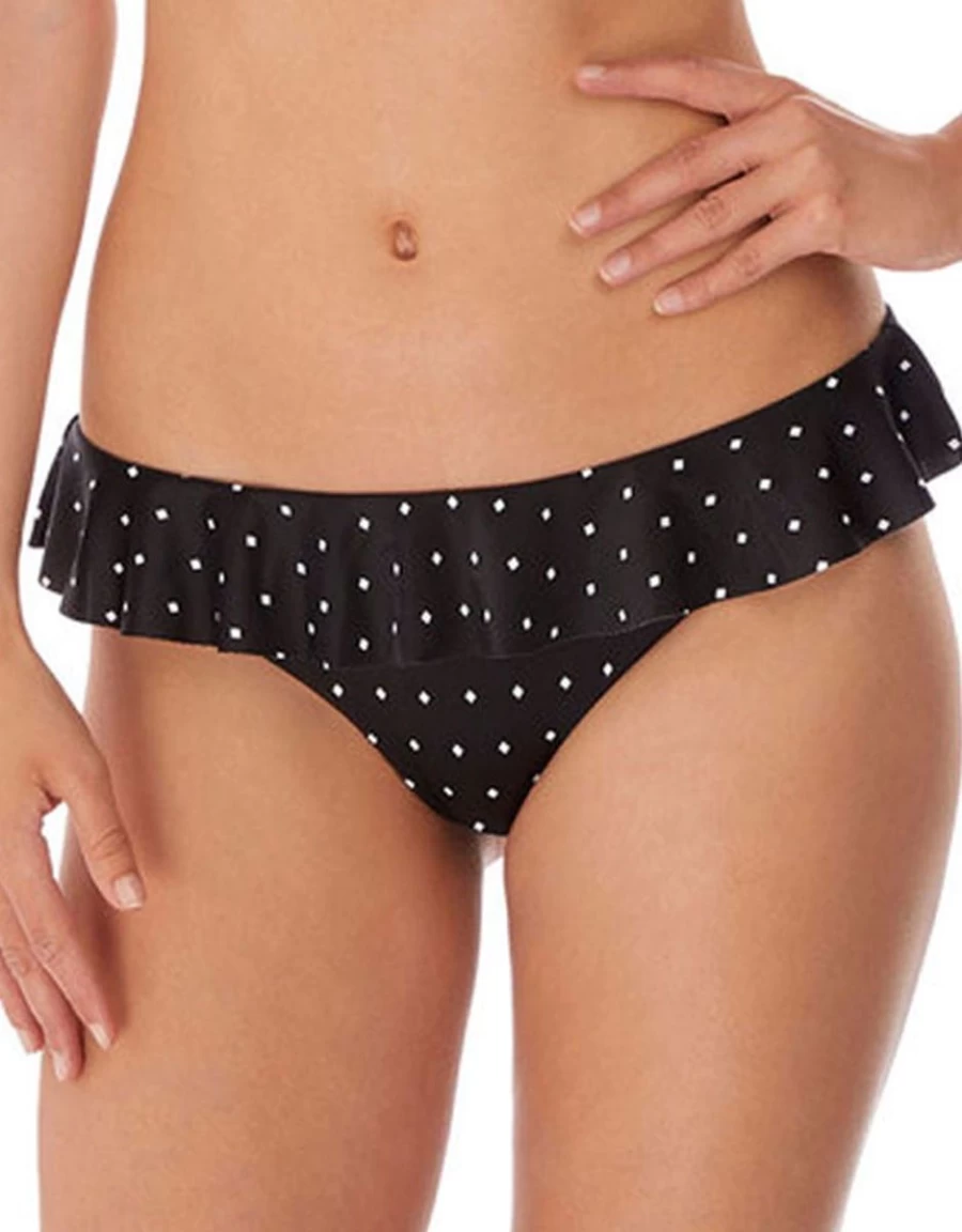 Freya Italini Frill Brief Black Lace Underwear - Women's Elegant Lingerie Briefs