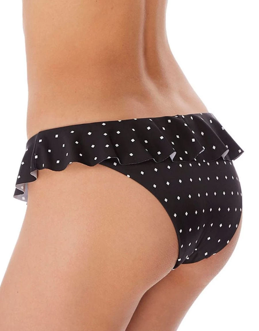 Freya Italini Frill Brief Black Lace Underwear - Women's Elegant Lingerie Briefs