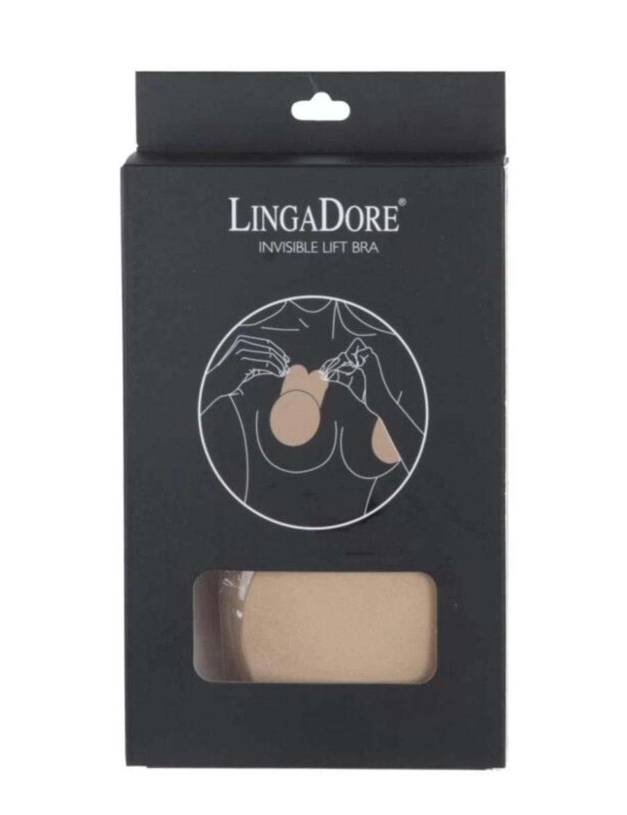 Lingadore Invisible Lift Push Up Bra Blush - Seamless Comfort Wireless T-Shirt Bra