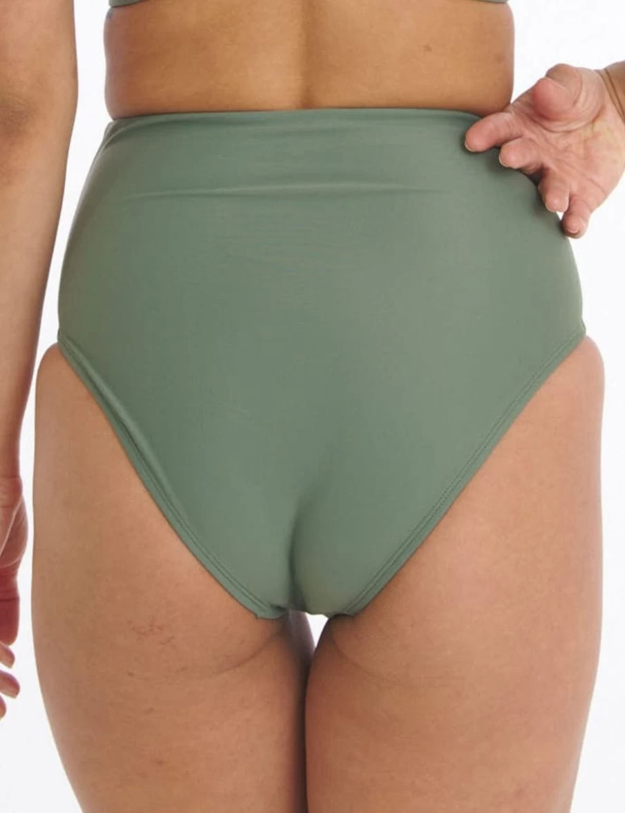Marvell Lane Zoe High Waist Cotton Brief - Eco-Friendly Eucalyptus Underwear for Women