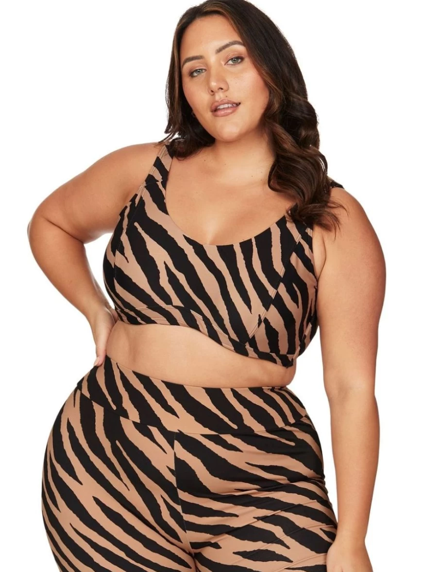 Artesands Ben Galay Raphael Underwire Bikini Top with Animal Print - Sexy Swimwear for Women