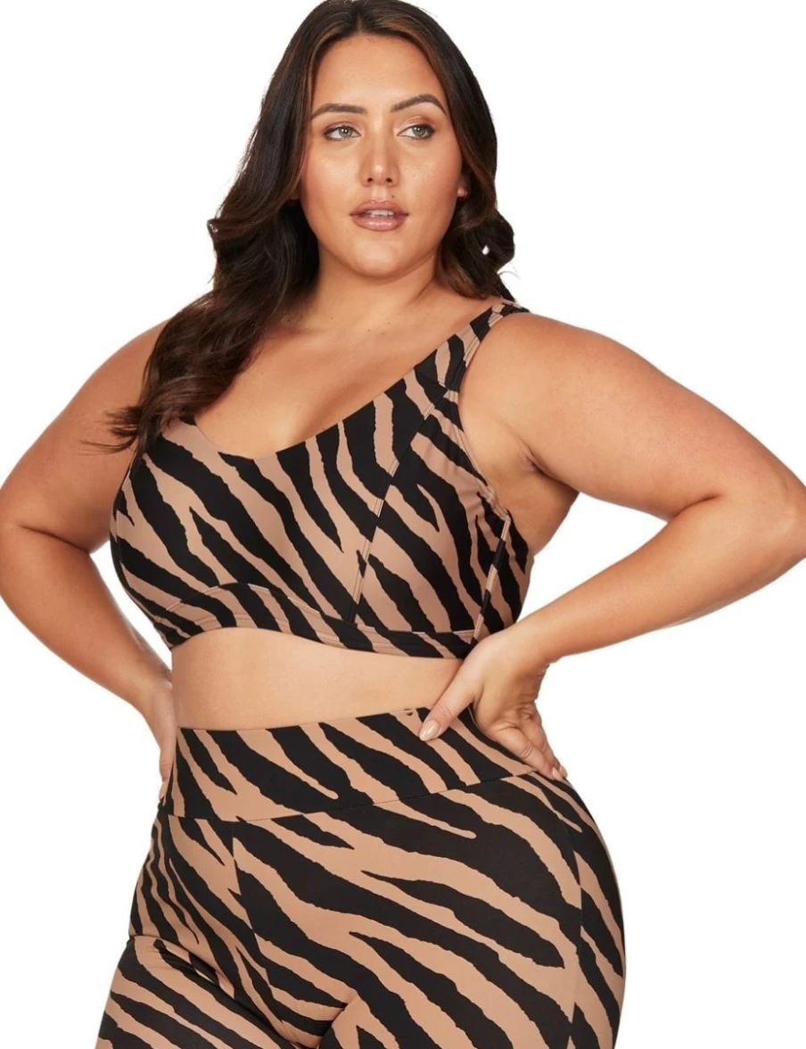 Artesands Ben Galay Raphael Underwire Bikini Top with Animal Print - Sexy Swimwear for Women