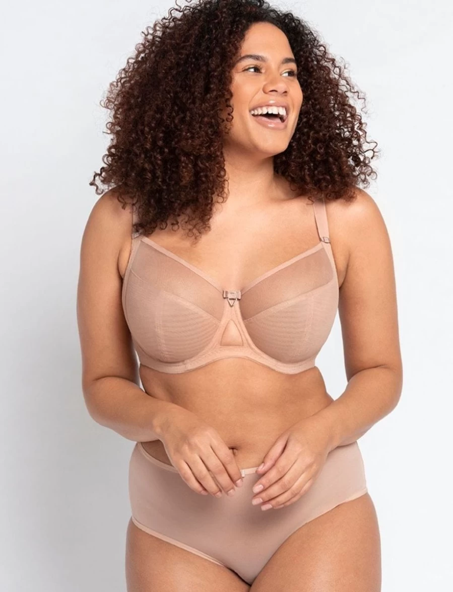 Curvy Kate Victory Balcony Bra in Latte - Supportive Full Cup Lingerie for Women
