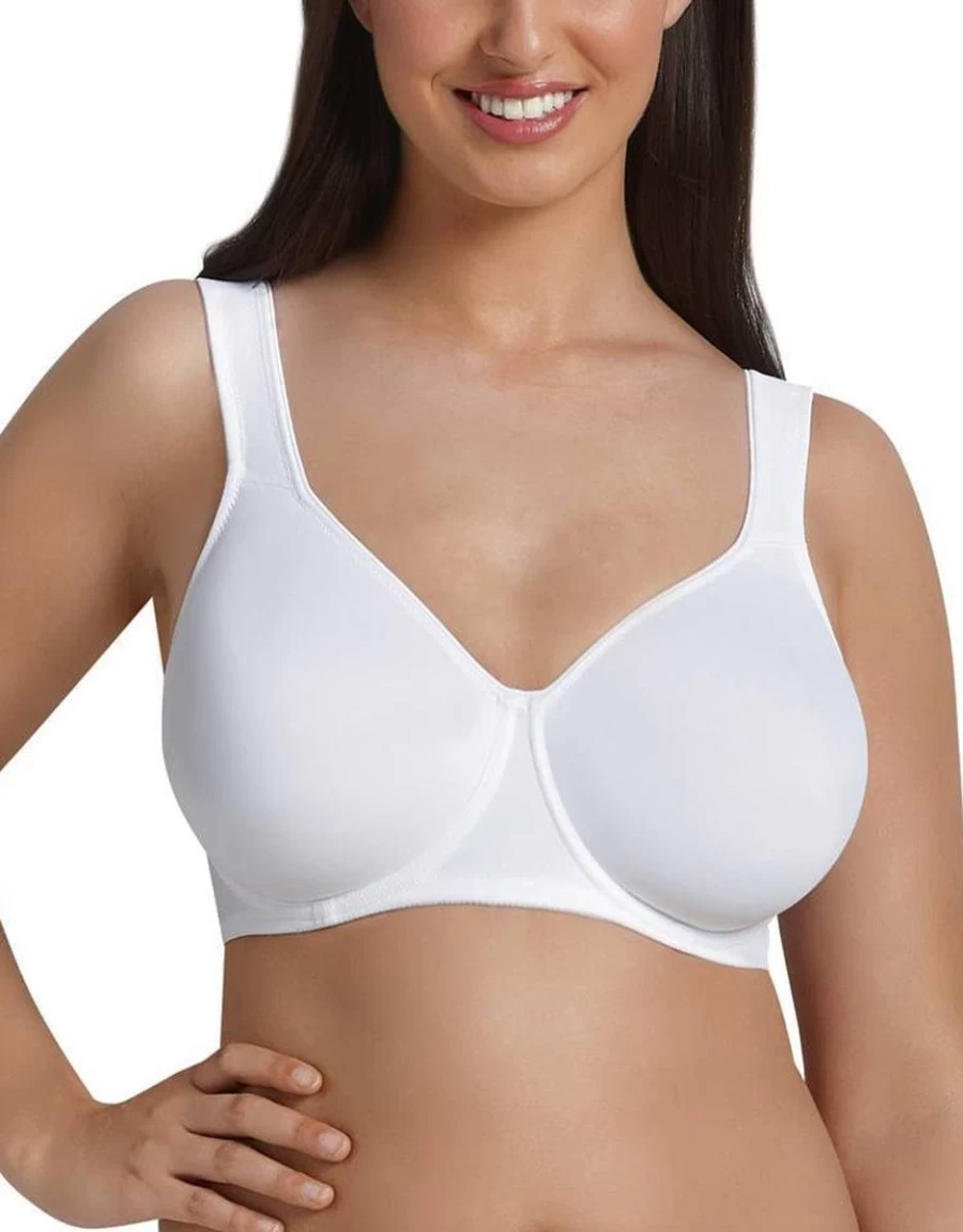 Rosa Faia Twin Firm Support Bra in White – Comfortable and Stylish Women's Underwear