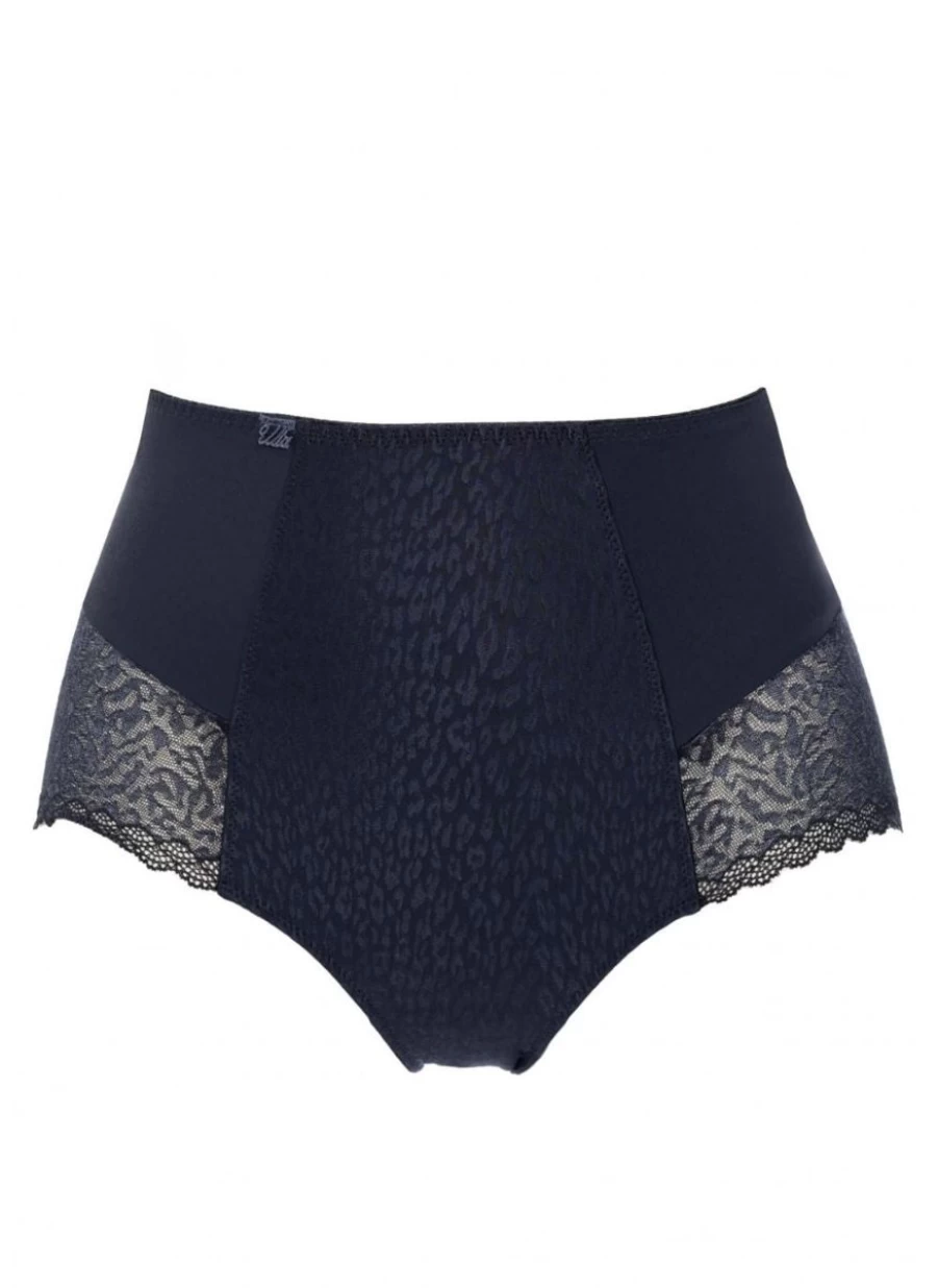 Ulla Lynn High Waist Denim Briefs - Vintage Inspired Women's Underwear