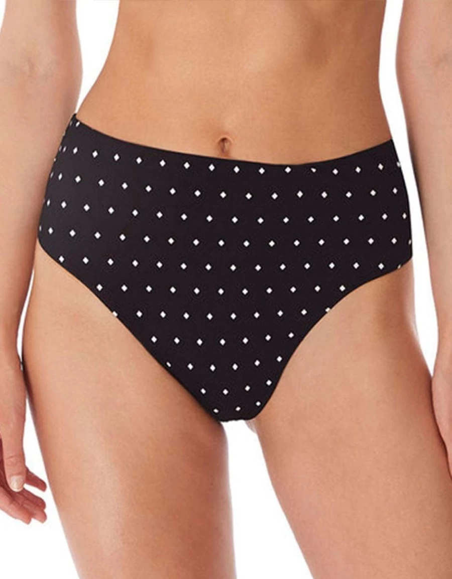 Freya Cove High Waist Brief - Black High Leg Underwear for Women