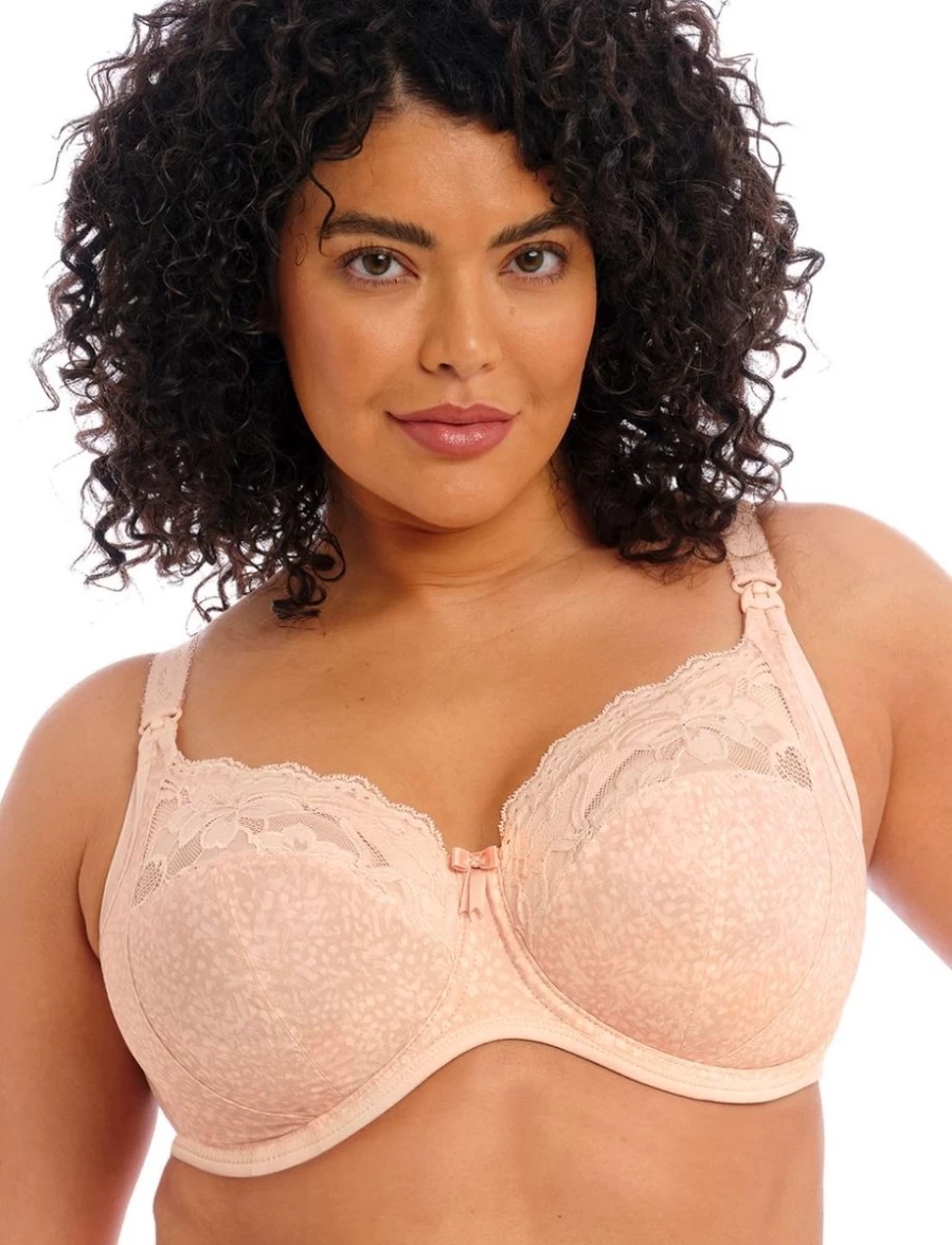 Elomi Molly UW Nursing Bra in Cameo Rose | Full Support Maternity Bra | Elomi Underwire Nursing Bra