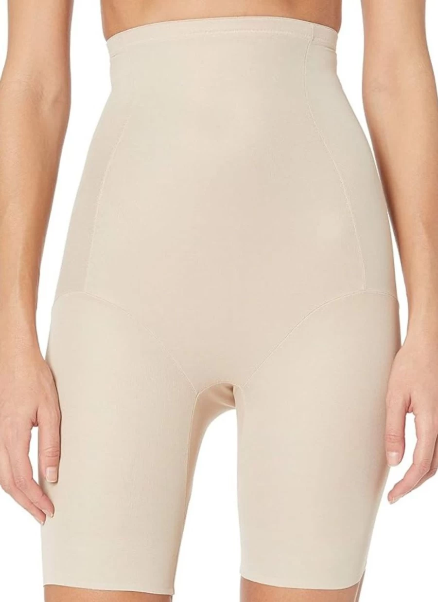 Naomi & Nicole High Waist Leg Warmers for Women - Ultra Soft Beige Long Thermal Knit Winter Comfort