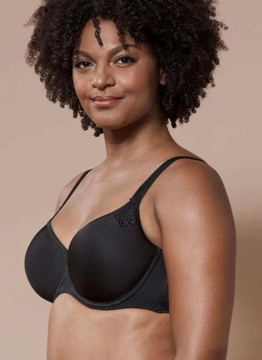Corin Virginia Black Moulded Bra - Comfortable & Supportive Underwear