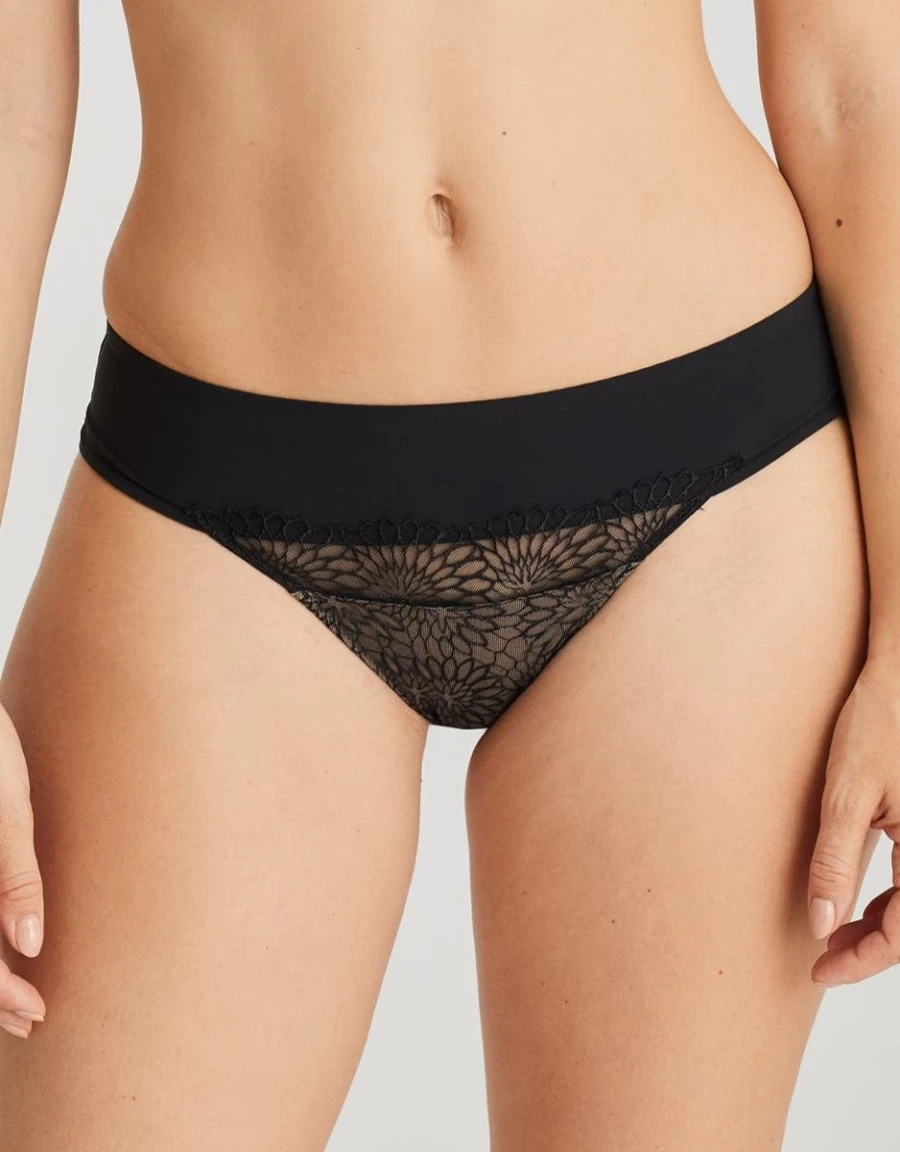 Prima Donna Sophora Black Thong - Luxury Women's Underwear
