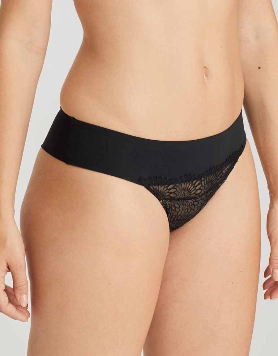 Prima Donna Sophora Black Thong - Luxury Women's Underwear