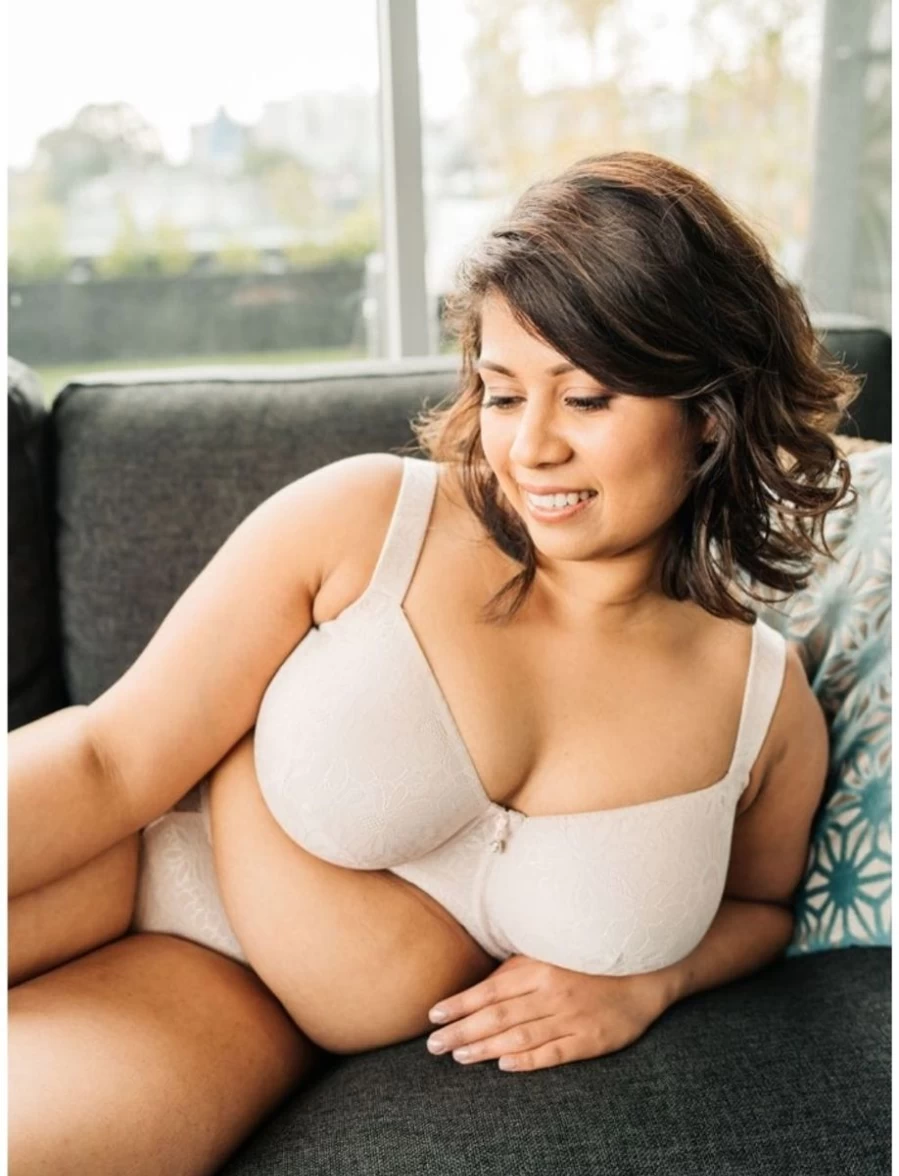 Ulla Alice Lace T-Shirt Bra in Nude | Comfortable & Stylish Women's Underwear