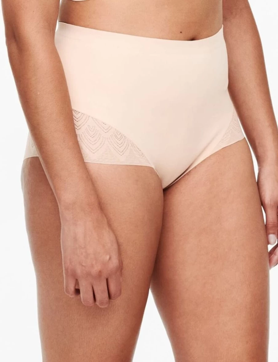 Chantelle High Waist Shaping Briefs in Golden Beige - Sexy Comfort & Support