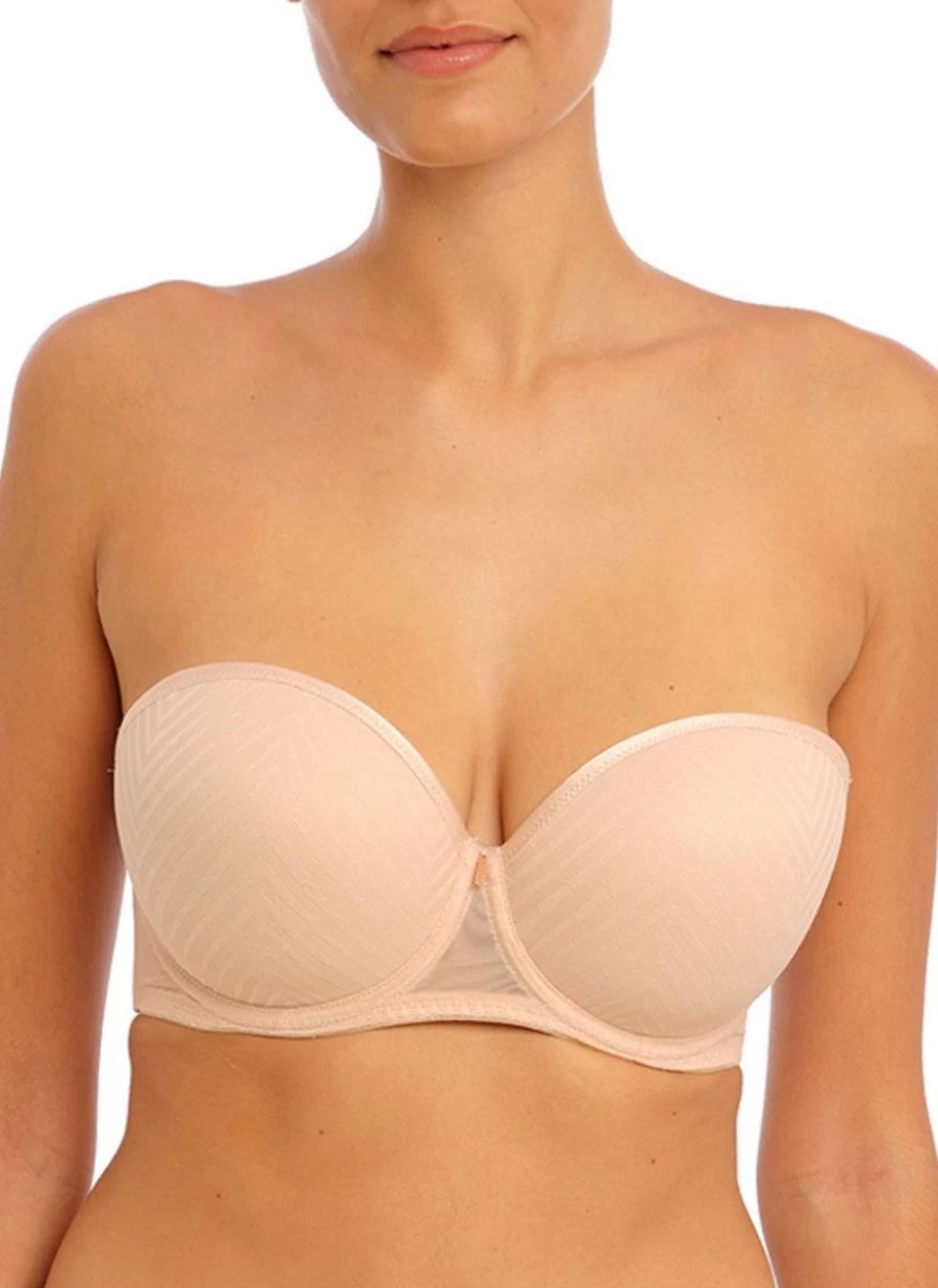 Freya Uw Moulded Strapless Bra in Natural Beige - Tailored Fit for Comfort and Support
