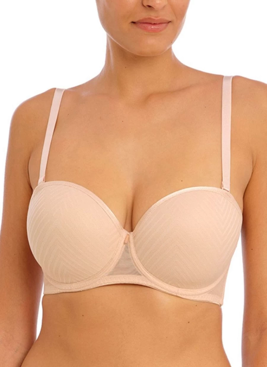 Freya Uw Moulded Strapless Bra in Natural Beige - Tailored Fit for Comfort and Support