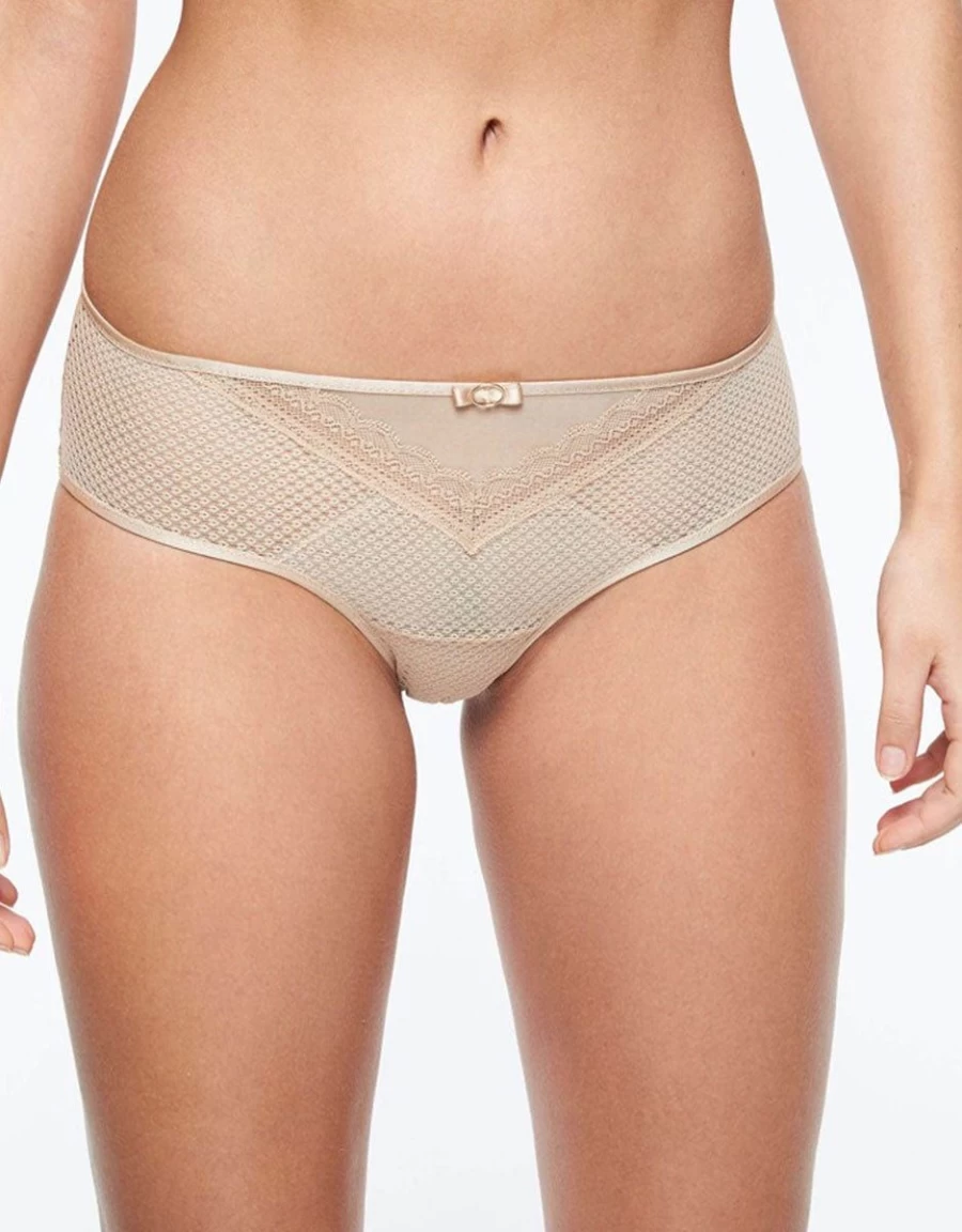 Chantelle Parisian Allure Shorty Nude Lingerie - Comfortable & Elegant Underwear