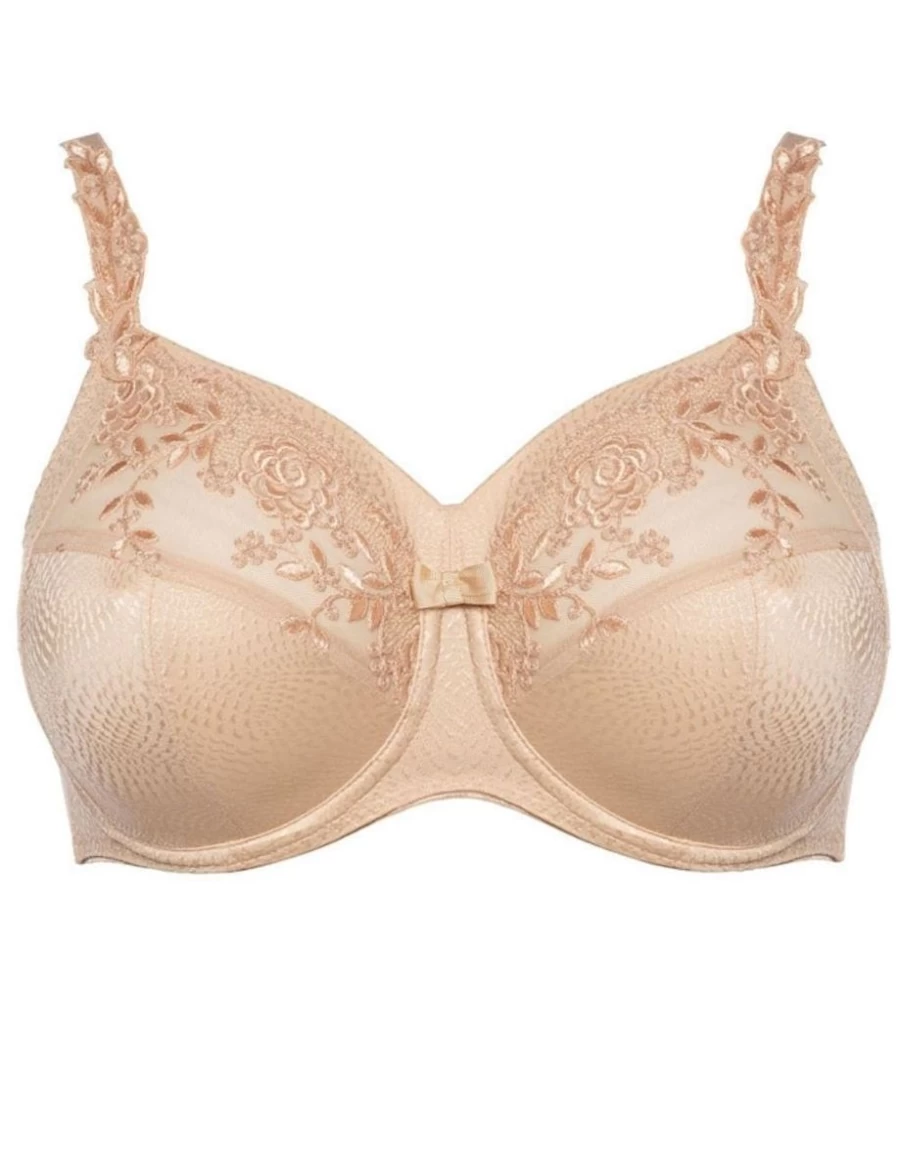 Ulla Ella Bisque Underwired Bra with Support Panel - Comfortable Lingerie by Ulla