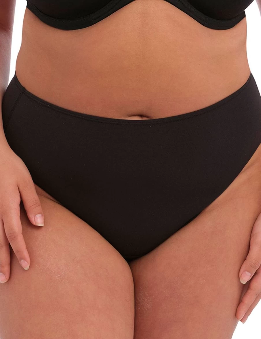 Elomi Smooth Full Brief Underwear - Comfortable Women's Panties in Black