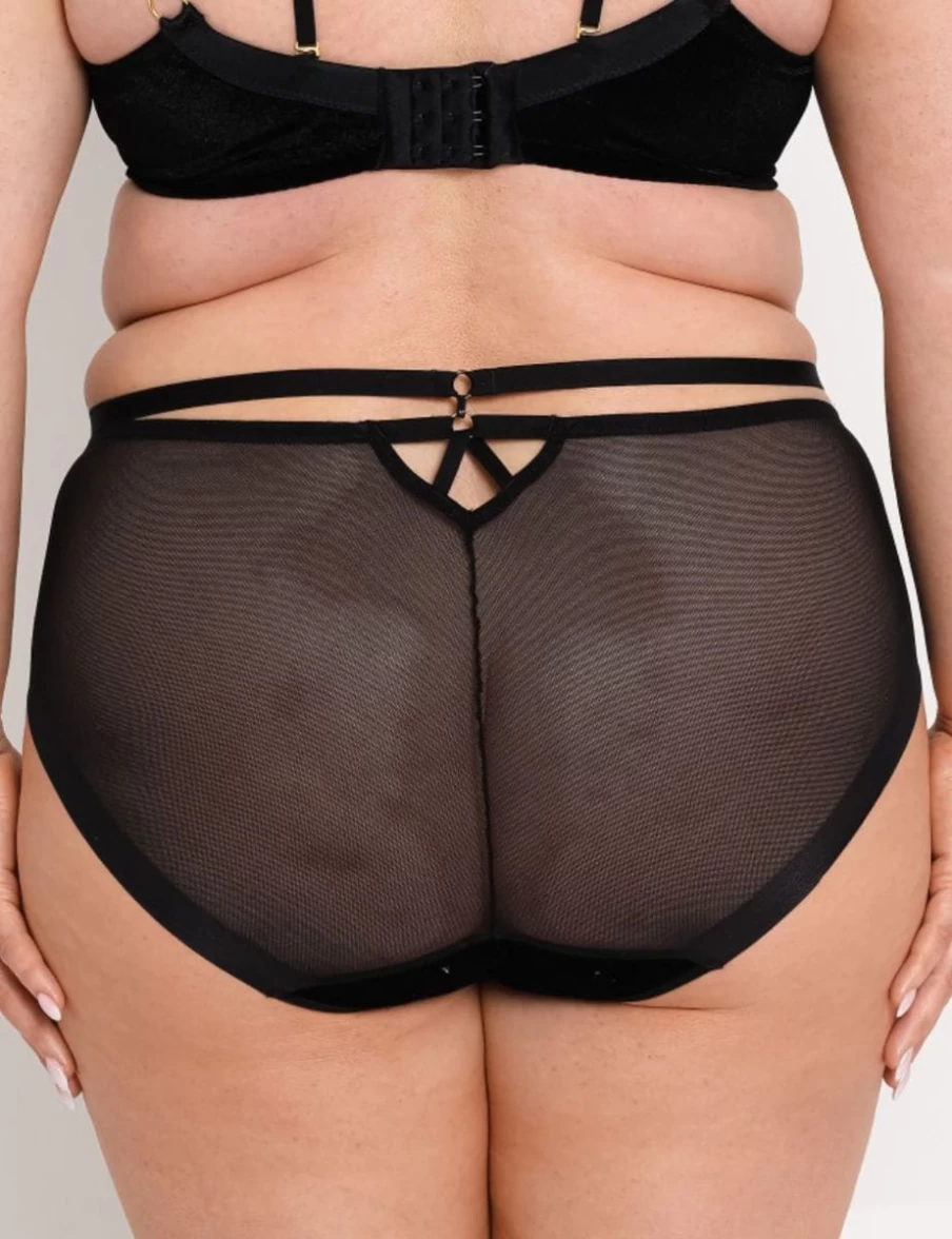 Samanta Zora Black Midi Brief - Stylish & Comfortable Women's Underwear