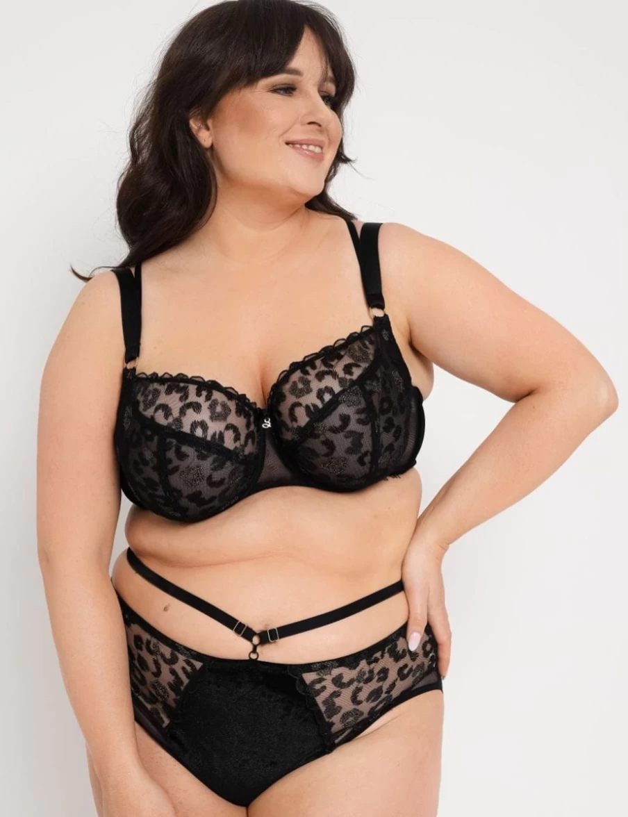 Samanta Zora Full Cup Soft Bra in Onyx - Comfortable & Supportive Women's Lingerie