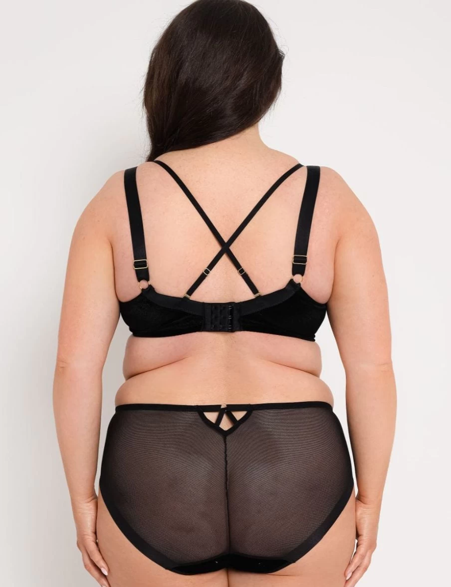 Samanta Zora Full Cup Soft Bra in Onyx - Comfortable & Supportive Women's Lingerie
