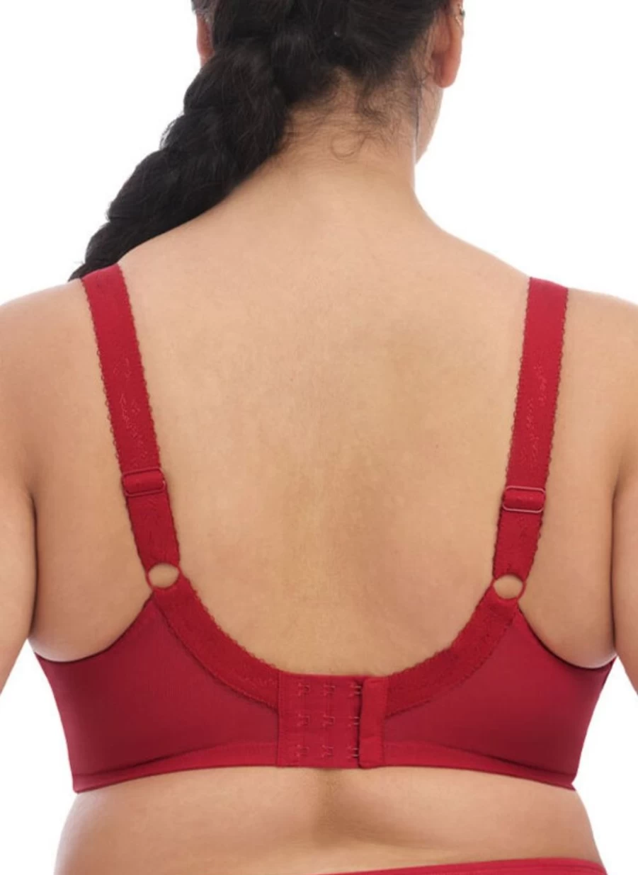 Elomi Morgan UW Bra in Haute Red - Full Coverage Underwire Bra by Elomi